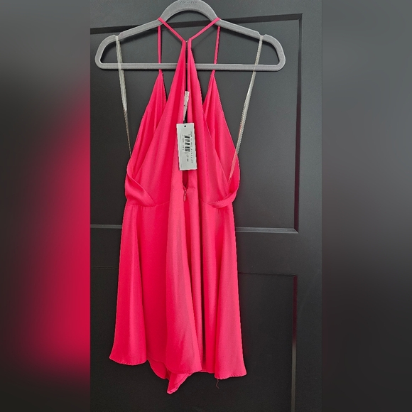 Hot Pink Romper - Picture 6 of 7